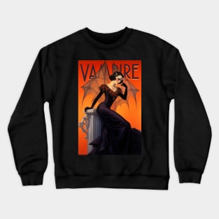 Art Deco Vampire Crewneck Sweatshirt